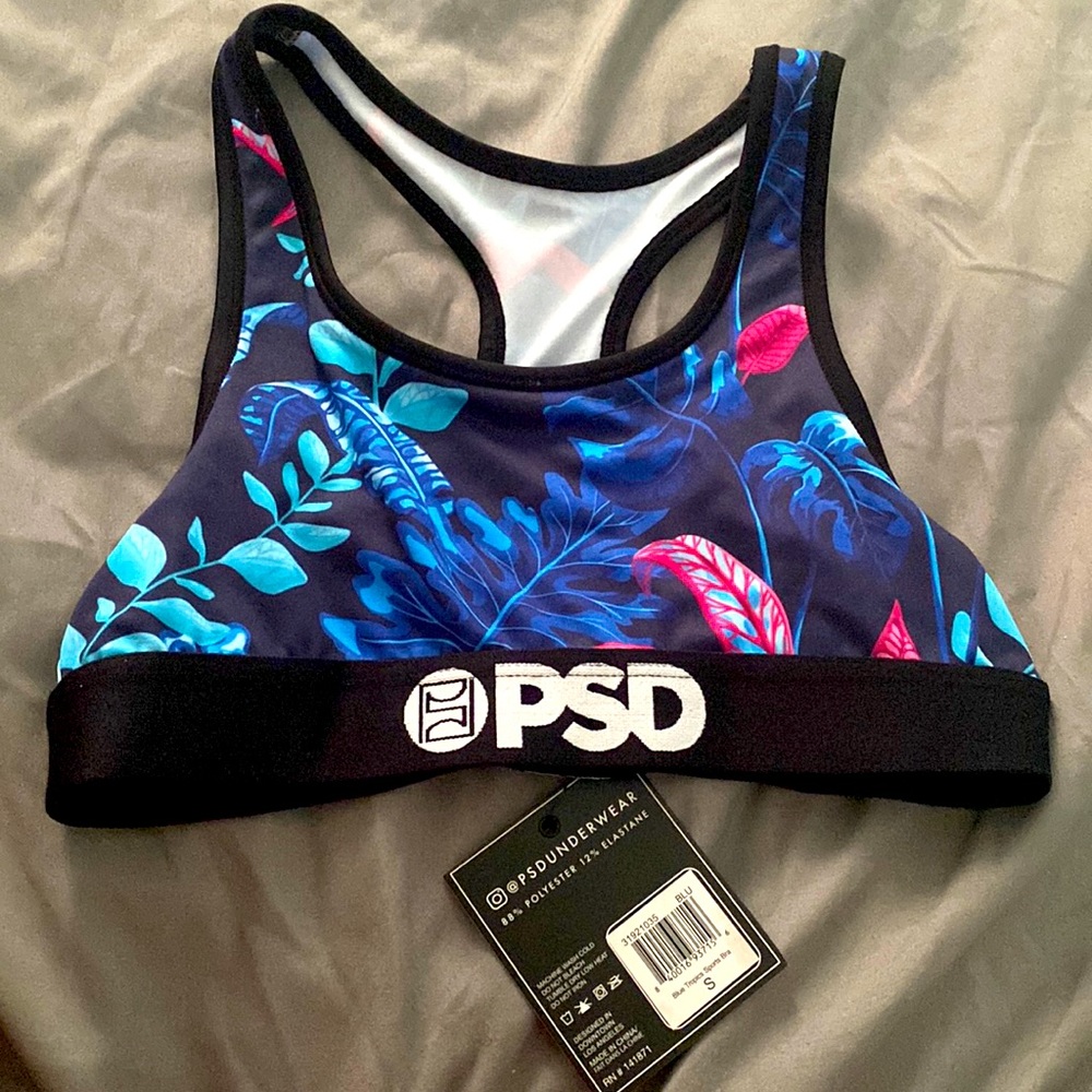 BLUE TROPICS - SPORTS BRA (SOLD OUT)